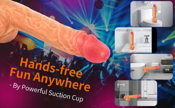 Dildo-8-inch-Penis-Suction-Cup-Anal-Plug-Women-Sex-Toy-1